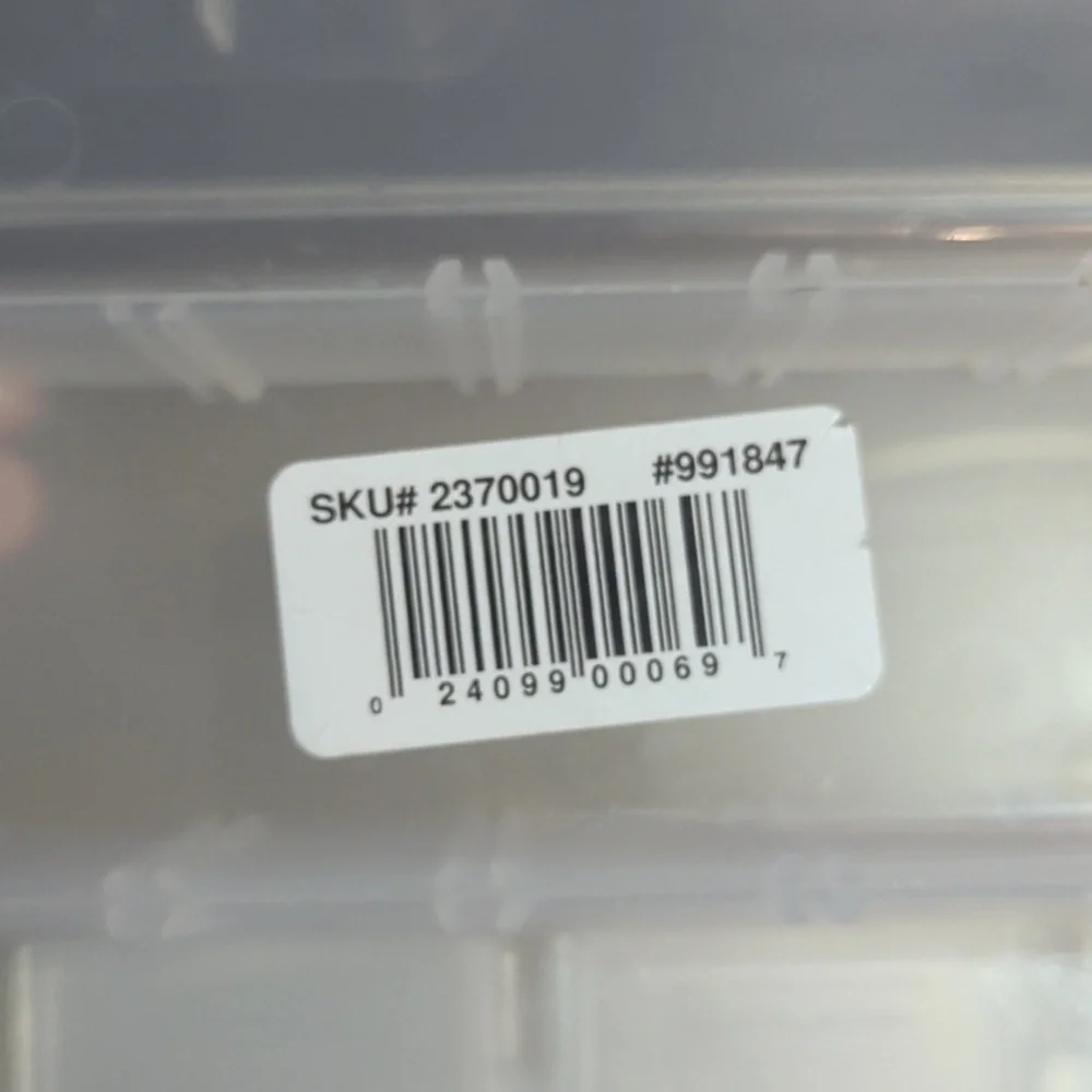 3 BASS PRO SHOPS LARGER SIZE CLEAR TACKLE BOX/ORGANIZER B